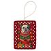 American Bulldog Holiday Christmas Porcelain Ornament Christmas Tree Hanging Decorations For Home Christmas Holiday, Rectangle, Gift, Multicolor_maomaolike.com