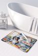 Bernese Mountain Dog The Chef Memory Foam Kitchen Mat Machine Washable Anti-Fatigue Mat Cushion Comfort Bath Mat Or Kitchen Rug_maomaolike.com