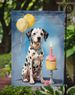 Dalmatian Happy Birthday Garden Flag Mailbox Flag Decorative Yard Flag Banner Outside Patio Artwork Yard Flower Beds, Garden Size, Multicolor_maomaolike.com