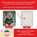 Lhasa Apso Christmas Porcelain Ornament Christmas Tree Hanging Decorations For Home Christmas Holiday, Rectangle, Gift, Multicolor_maomaolike.com