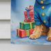 Silky Terrier Christmas Reindeer House Flag Large Porch Sleeve Pole Decorative Outside Yard Banner Artwork Wall Hanging, Polyester, House Size, Multicolor_maomaolike.com