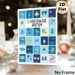 Breton Alphabet Painting Poster, Soft Blue-toned Flat Graphic Poster, Educational Regional Alphabet Print Ideal For Home Study, Living Room Decor_maomaolike.com