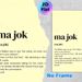 Balkan Slang "Ma Jok" Painting Poster, Warm-toned Minimalist Typographic Poster, Humorous Cultural Slang Decor, Suitable For Home Office And Living_maomaolike.com