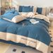 Manufacturer Supply New European Style Set Washed Cotton Light Luxury Simple Brushed Double-Piece Four-Piece Bed Sheet Wholesale_maomaolike.com