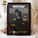 Nekfeu Themed Painting Poster, Monochrome Vintage Rap Artist Portrait Poster, Presents Iconic French Rap Artist's Profile, Suitable For Music Studio_maomaolike.com