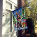 American Water Spaniel Christmas Reindeer House Flag Large Porch Sleeve Pole Decorative Outside Yard Banner Artwork Wall Hanging, Polyester, House Size, Multicolor_maomaolike.com