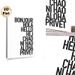 Multilingual Greetings Painting Poster, Sleek Black & White Typographic Poster, Culturally Diverse Decorative Piece, Ideal For Entryway, Living Room_maomaolike.com