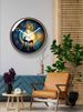 Yipula 7123 Living Room Silent Art Chinese Style Hanging Modern Wall Watch Home Quartz Clock_maomaolike.com