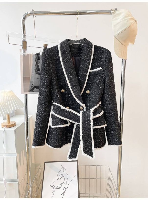 Women's Clothing tweed waist slimming women's suit shorts suit_maomaolike.com