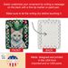 Khao Manee Cat By The Christmas Tree Porcelain Ornament Christmas Tree Hanging Decorations For Home Christmas Holiday, Rectangle, Gift, Multicolor_maomaolike.com