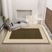 Living Room Rug Large Size Gorgeous Gold Frame Design Bedroom Rug Plush Thickened Machine Washable Thickened Underlay Interior Decorative Rug_maomaolike.com
