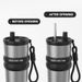Stainless Steel Vacuum Insulated With Straw, Leak-proof Thermos Hot Cold, Portable Water Bottle For Travel & Sports_maomaolike.com
