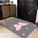 Living Room Rug Large Size Gorgeous Gold Frame Design Bedroom Rug Plush Thickened Machine Washable Thickened Underlay Interior Decorative Rug_maomaolike.com