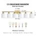 6 Light Gold Bathroom Vanity Light, Gold Bathroom Light Fixtures, 38 Modern Brushed Gold Vanity Lighting Fixtures For Bathroom Over Mirror, Gold Sconces Wall Lighting For Bedroom Living Room_maomaolike.com