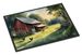 Chicken Coop At Dawn Doormat Front Door Mat Indoor Outdoor Rugs For Entryway, Non Slip Washable Low Pile, 24H X 36W_maomaolike.com