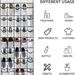 35-Grid Door Organizer Hanging Type Underwear And Underpants Multi-Functional Miscellaneous Storage Bag_maomaolike.com