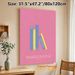 Inspirational Book Themed Painting Poster, Minimalist Colorful Stylized Blue & Yellow Books Poster, Warm Comforting Message Ideal For Home Reading_maomaolike.com