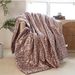 Leopard Print Satin Thin Blanket Single Air Conditioning Cover Blanket_maomaolike.com