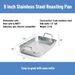 Stainless Steel Baking Tray (with Handles) – Easy-grip Handles, Versatile For A Range Of Cooking Methods, Suitable For Baking, Frying And Roasting_maomaolike.com