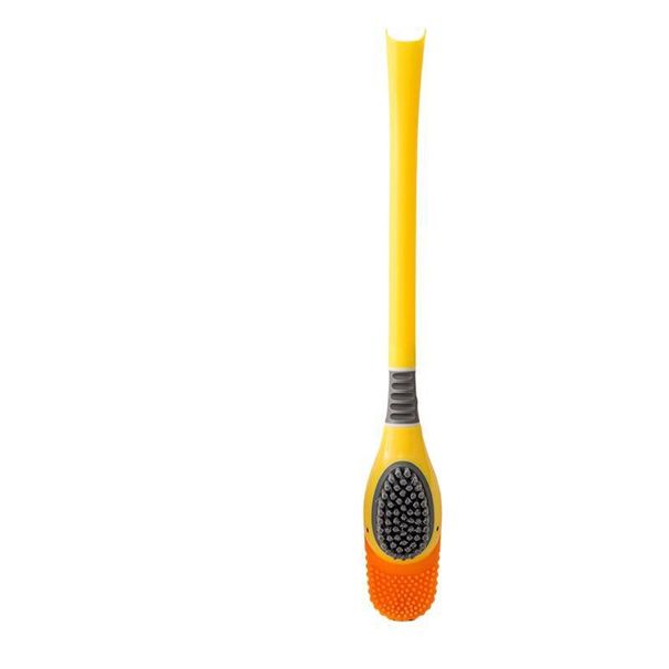 Little Yellow Duck Liquid-Spray Toilet Brush For Home Use, Wall-Mounted Silicone With Base, No Dead Spots Bathroom_maomaolike.com
