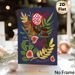 Fruit & Foliage Themed Painting Poster, Vibrant Hand-drawn Colorful Pomegranate, Fig & Berry Arrangement Poster, Eye-catching Botanical Decor For_maomaolike.com