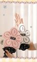 Rich Flower Coral Fleece Thickened Hand Towel Kitchen Hanging Dual Purpose Towel Absorbent Quick Drying Square Towel Does Not Shed Hair_maomaolike.com