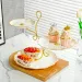 3 Tier Cupcake Stand Tower, White Plastic Cup Cake Holder For Dessert Table, Tiered Serving Tray For Tea Party, Baby Shower, Wedding And More_maomaolike.com