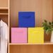 Foldable Lidless Storage Box, Household Non-woven Fabric Underwear Storage Box, Large Organizer Box, Wardrobe Miscellaneous Storage Box_maomaolike.com