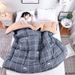 Manufacturer Wholesale Lamb Wool Core Thickened Flannel Winter Student Bedding Adult Cotton Gift Quilt_maomaolike.com