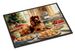 Cocker Spaniel Christmas Cookies Doormat Front Door Mat Indoor Outdoor Rugs For Entryway, Non Slip Washable Low Pile, 24H X 36W_maomaolike.com