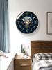 Yipula 7042 Round Silent Living Room Bedroom Wall Fashionable American Style Clock For Home Use_maomaolike.com