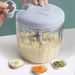 Home Kitchen Manual Ginger Garlic Mud Splasher Multifunctional Vegetable Cutter Handheld Meat Grinder Modern Minimalist_maomaolike.com