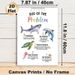 Size Of The Problem Emotional Regulation Painting Poster, Watercolor Ocean Animal Themed Poster, Assists With Problem Intensity Identification_maomaolike.com