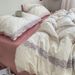 Wholesale INS Japanese Simple Retro Pure Four-Piece Nordic Style Full Yarn-Dyed Jacquard Washed Cotton 4-Piece Set_maomaolike.com