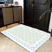 Living Room Rug Large Size Gorgeous Gold Frame Design Bedroom Rug Plush Thickened Machine Washable Thickened Underlay Interior Decorative Rug_maomaolike.com