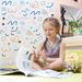 Cross-border Irregular Geometric Line Colorful Cartoon Self-Adhesive Home Decoration Kindergarten Children's Room Wall_maomaolike.com