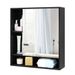 Wall Mounted Bathroom Cabinet With Mirror Single Door For The Bathroom, Living Room Or Entryway_maomaolike.com