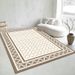 Living Room Rug,Large Rug,Oversized, Gold Leaves Design,Bedroom Rug,Soft And Thick, Machine Washable, Thickened Rug, Bedside Rug,Decorative Indoor Rug_maomaolike.com