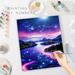 RUOPOTY Modern Paint By Handmade Decorative Paintings Beautiful Scenery Painting Numbers Wall Art_maomaolike.com