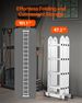 Multi-Purpose Folding Ladder 7-in-1 4 Step 15.5ft Reach Height For Work_maomaolike.com