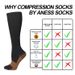 Compression socks fitness long jump rope elastic socks outdoor sports cushioning non-slip stovepipe socks yin and yang socks_maomaolike.com