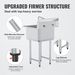VEVOR Stainless Steel Prep & Utility Sink, 1 Compartment Free Standing Small Sink Include Faucet & Legs, 21"x41" Commercial Single Bowl Sinks For Garage, Restaurant, Kitchen, Laundry, NSF Certified_maomaolike.com