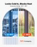 Clear PVC Strip Curtain, 101 Ft Length X 12 In Width, Thermal Insulating Plastic Door Strip Bulk Roll, Walk In Freezer Cooler Curtain Strips For Doorways Of Supermarket, Garage, Warehouse_maomaolike.com