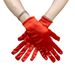 Unisex Bridal short four way stretch shiny satin dress gloves suitable for ladies to attend dinner dances/church/weddings_maomaolike.com