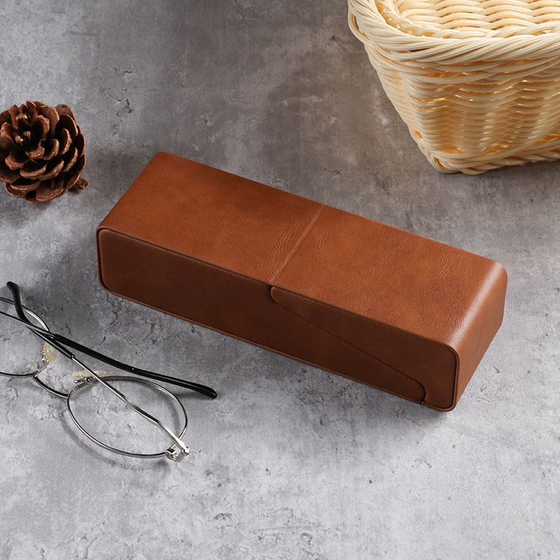 Unisex PU leather Glasses case Mobile phone stand Sunglasses case Eye case Sunglasses case_maomaolike.com