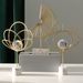 Light Luxury Metal Home Living Room Entrance TV Wine Cabinet Decorations Office Desktop Nordic Craft Ornaments_maomaolike.com