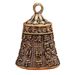 Brass Prajna Paramita Heart Sutra Five-Stage Mountain Bell Six-Word Pendant Car Keychain Hanging Ornament Accessories_maomaolike.com