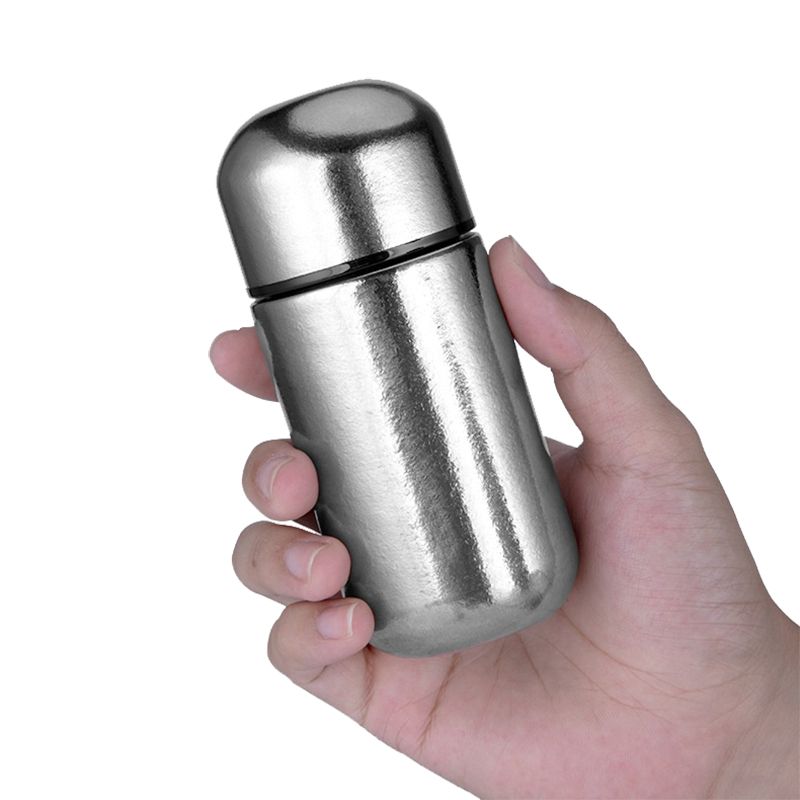 Mini Pocket Titanium Tumbler 150ML Thermos 5OZ Coffee Mugs Cup Vacuum Flask Drinking Water Bottle Insulated Gourde_maomaolike.com