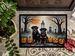 Rottweiler Spooky Halloween Doormat Front Door Mat Indoor Outdoor Rugs For Entryway, Non Slip Washable Low Pile, 24H X 36W_maomaolike.com