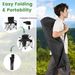 Oversized Camping Chair With Side Table And 2 Storage Pockets PU Coated Oxford Cloth For Camping, RV Trip Or Family Travel_maomaolike.com